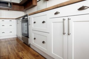 White kitchen cabinets from We Do Kitchens 2